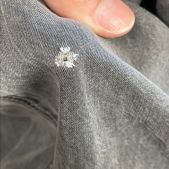 New L’Agence Alicent High Rise Wide Leg Jeans Solace Gray Lightweight Sz 30 - Picture 14 of 14